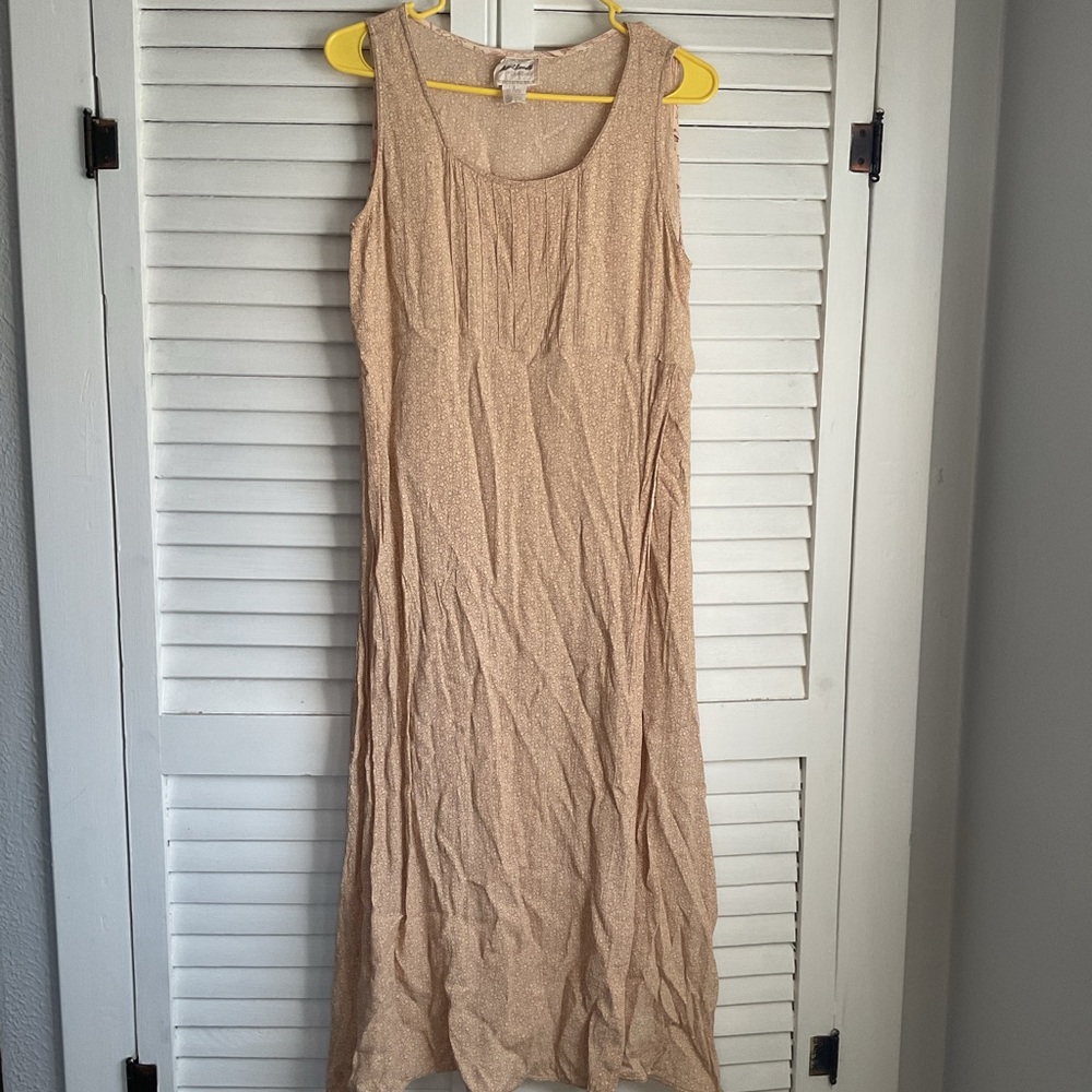 April Cornell Floral Cream Sundress
